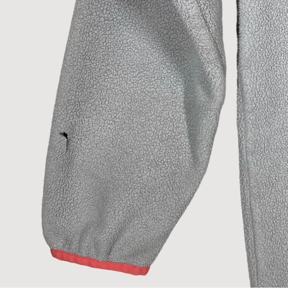 Patagonia Girls’ Lightweight Synchilla Snap-T Fleece Pullover Gray Pink M 10 - Picture 9 of 9